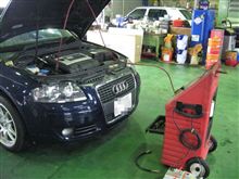 メンテナンスは大事...AUDI A3...直噴エンジンには....スナッポンドクターカーボン