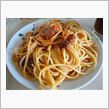 トマトでパスタ