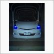 アイライン裏にLED６連