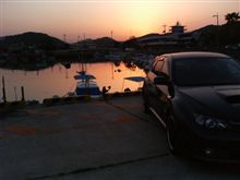 日本のエーゲ海牛窓からの夕日