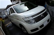 黄砂が、、、エルグランド初洗車☆