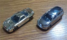 金のNSXtypeRと銀のオデッセイ