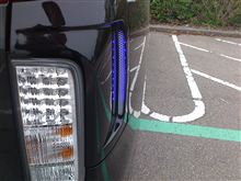 ダクトにLED