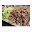今日のランチは、「黒提灯」豚バラの生姜焼き定食　750円