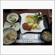 今日のランチは、「松葉屋」松茸クリームコロッケと松茸だし巻卵御膳 1,050円