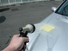 軽めに　洗車！！。