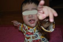 孫と遊んでストレス解消中!