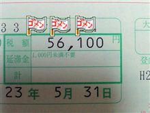自動車税の納付通知がきました