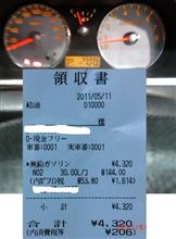 燃費記録を更新しました！
