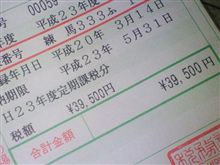 年貢を納めに参りますぅ