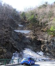 しらびそ峠に向かう林道にて