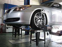 トータルアライメント調整....BMW E60..ザックスパフォーマンスプラス