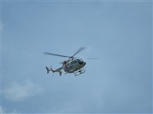 高山で見たドクターヘリ