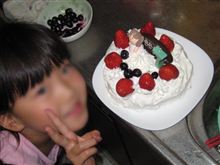 誕生ケーキ作成