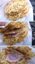ラーメンバーガー。