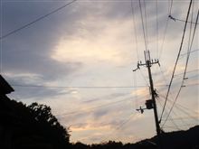 夕焼けが綺麗な最近です。