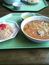某会社の社食でもラーメンを