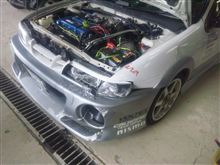 身体も車体もボロボロでございます＞＜