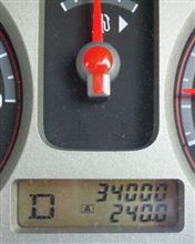 ３４０００ｋｍ通過
