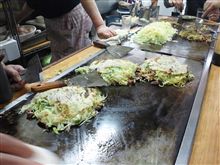 村上お好み焼きで尾道焼き