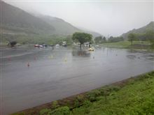 雨のめいほうスキー場の走行会 雨のめいほうスキー場の走行会
