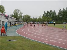 雨の中の試合…