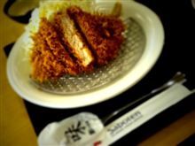 豚カツ定食in韓国