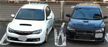 スバル　インプレッサ　ＳＴＩ　ＧＲＢ　ｖｓ　三菱  ランサーエボリューションＸ