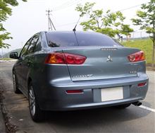 リアビュー を 2010款 中国仕様 三菱 藍瑟 翼神 ( LANCER EX ) 化 ・・・・