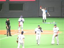 ６・１１、札幌ドームにてベイ散る