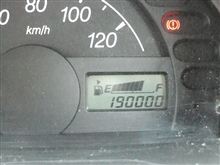 １９万キロのキリ番です