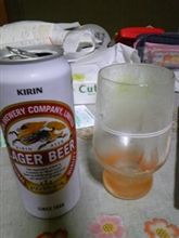 もずくとビール