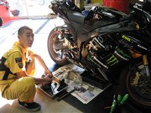 本日はZX-6Rのメンテ＆父の日のプレゼント♪