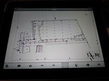 現場でiPadでCAD