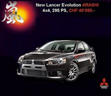 Mitsubishi Lancer Evolution “ 嵐 ” ： Switzerland ・・・・