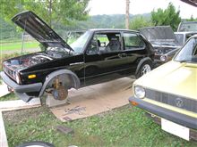GTI、排気系統全外し。