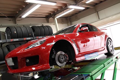 リジカラ取付け:マツダ RX-8! Spoon/RIGID COLLAR/リジッド ...