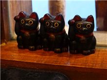 招き猫&#215;３匹に誘われて♪
