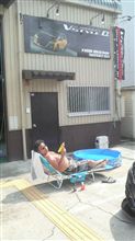 本日プール開きしました(笑)