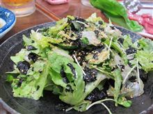 「スタミナ苑」の野菜サラダ