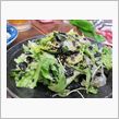 「スタミナ苑」の野菜サラダ