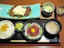 今日のランチは、「転石亭 HANARE」新まぐろ御膳　900円