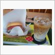 今日は軽くバーガー～