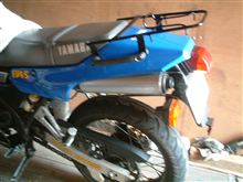 TDR250 キャリア 自作 TDR250 キャリア 自作