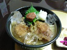 冷やしタレかつ丼。