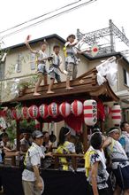 子ども地車と花火大会