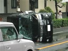 緊急速報!!･･･目前で事故発生!!