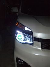 ＬＥＤ改ヘッドライト取り付け！