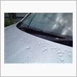 雨→撥水→自己満足（笑）