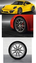 ポルシェ991（911）　ホイールの色　銀以外にクロームもあるのかな？